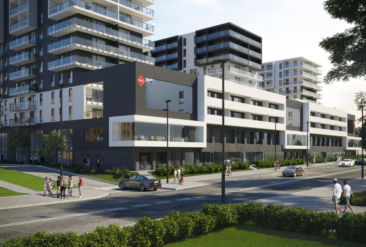 Q Apart Gold-Trzy Pokoje, Manufaktura, Klimatyzacja I Garaz Gratis, Tv Max, Fv, Gwarancja Zadowolenia Łódź Exterior foto
